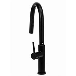 Single Handle Kitchen Pull-Down Faucet  - Single Handle Kitchen Pull-Down Faucet with 9 1/2” Spout Reach view