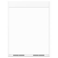 Dual Installation Trim Kit for Café All Freezer and All Refrigerator Column Pairs: 84" H in Matte White - 84 Inch Height Dual Installation Trim Kit for Café All Freezer and All Refrigerator Column Pairs in Matte White view