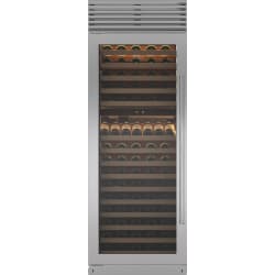30 Inch Built-In Dual Zone Smart Wine Cooler - 30-inch Classic Wine Storage view