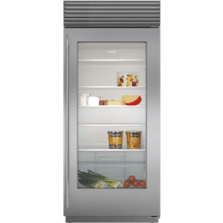 36 Inch Built-In Smart Column Refrigerator  - 36 Inch Built-In Full/All Smart Refrigerator in Front View view