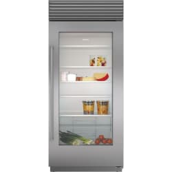 36 Inch Built-In Smart Column Refrigerator  - 36-inch Classic Refrigerator with Glass Door view