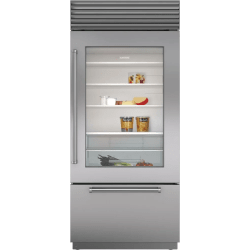 36 Inch Built-In Bottom Freezer Smart Refrigerator  - 36 Inch Built-In Bottom Freezer Smart Refrigerator in Front View view