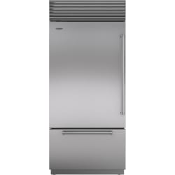 36 Inch Built-In Bottom Mount Smart Refrigerator  - 36-inch Classic Over-and-Under Refrigerator/Freezer with Internal Dispenser view