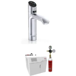 HydroTap Boiling, Chilled, Sparkling for Residential and Small Commercial - Kitted Base Module  - filtration faucet bundle view