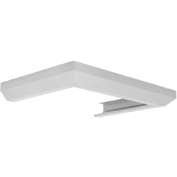 Crown Molding Profile 1 for Wall Mount Range Hood - Front View view