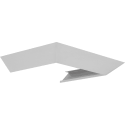 Crown Molding Profile 3 for Wall Mount Range Hood - Front View view