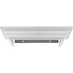 Crown Molding Profile 6 for Wall Mount Range Hood - Front View view