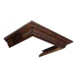 Vented Crown Molding Profile 6 for Wall Mount Range Hood - Crown Molding view