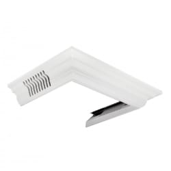 Vented Crown Molding Profile 6 for Wall Mount Range Hood - Crown Molding view