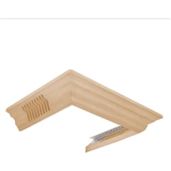Vented Crown Molding Profile 6 for Wall Mount Range Hood - Vented Crown Molding Profile 6 view