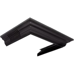 Vented Crown Molding Profile 6 for Wall Mount Range Hood - Vented Crown Molding Profile 6 view