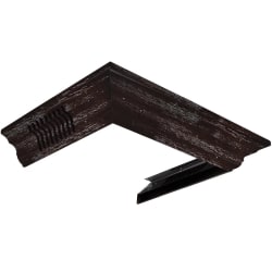 Vented Crown Molding Profile 6 for Wall Mount Range Hood - Vented Crown Molding view