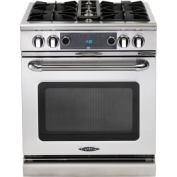 30 Inch Pro-Style Dual Fuel Range - Front View view