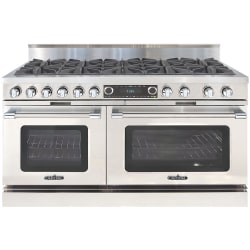 60 Inch Freestanding Dual Fuel Range  - 60 Inch Grand Chef Freestanding Dual Fuel Range with 10 Open Burners view