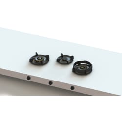 36 Inch Modular Gas Cooktop  - 3 Burner Colo view