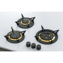 37,150 BTU Modular Gas Cooktop - Three Burner Modular Gas Cooktop view