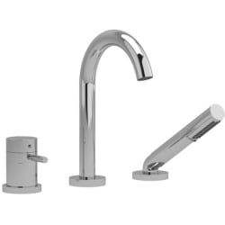 3-Hole Deck Mount Tub Filler Trim  - Riu™ 3-Hole Deck Mount Tub Filler in Chrome view
