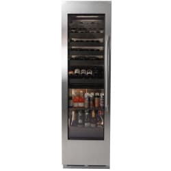 24 Inch Panel Ready Dual-Zone Beverage Column  - 24 Inch Panel Ready Dual-Zone Beverage Column in Front View view