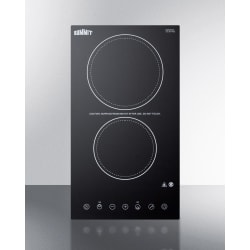 12 Inch Smoothtop Electric Cooktop  - Black view