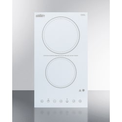 12 Inch Smoothtop Electric Cooktop  - White view