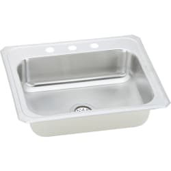 31 Inch Top Mount Single Bowl Stainless Steel Sink - Featured View view