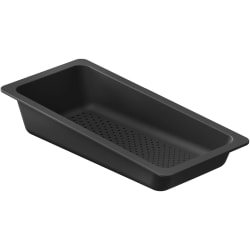 17 Inch Angled BPA Free Sink Colander: Black - 17 Inch Angled BPA Free Sink Colander view