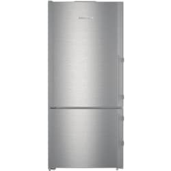 30 Inch Counter Depth Bottom-Freezer Refrigerator - Left Hinge SS view