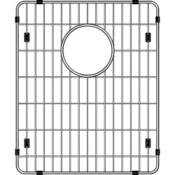 12 Inch Stainless Steel Bottom Sink Grid  - Top View view