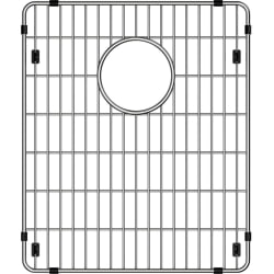 13 Inch Stainless Steel Bottom Sink Grid - Top View view