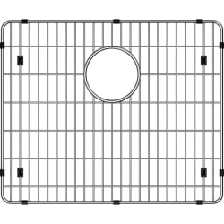 17 Inch Stainless Steel Bottom Sink Grid - Top View view