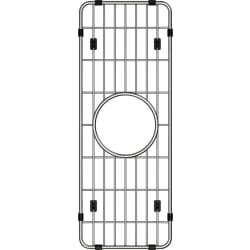 6 Inch Stainless Steel Bottom Sink Grid  - Top View view