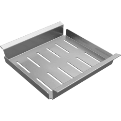 Stainless Steel Bottom Grid Drain Cover - Front View view