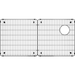 33 Inch Stainless Steel Bottom Sink Grid - Top View view
