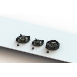 36 Inch Modular Gas Cooktop - Cusin 3 Burner view