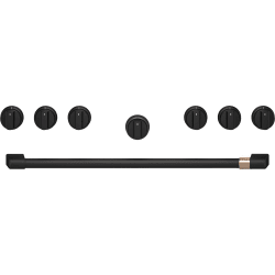 36 Inch Handle & Knob Set for Pro Range and Rangetop: Flat Black - Flat Black Handle & Knob Set view
