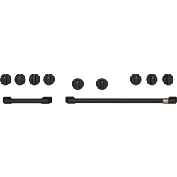 48 Inch Handle & Knob Set for Pro Range and Rangetop: Flat Black - Handle & Knob Set view