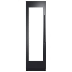 24 Inch Modernist Panel, Graphite Stainless Steel, Left Hinge - 24 inch panel view