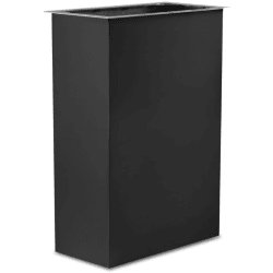 Duct Cover Extension: Cast Black - Duct Cover Extension view