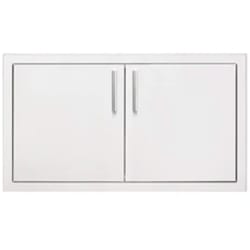 Stainless Steel Double Access Door  - 33-Inch Stainless Steel Flush Mount Double Access Door with Hidden Hinge view