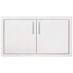 33 Inch Stainless Steel Double Access Door  - 33 Inch Stainless Steel Double Access Door with Hidden Hinge view