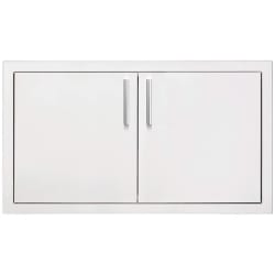 45 Inch Stainless Steel Double Access Door  - 45 Inch Stainless Steel Double Access Door with Hidden Hinge view