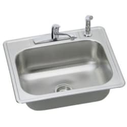 25 Inch Drop-In Kitchen Sink  - Feature View view