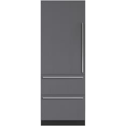 30 Inch Panel Ready Built-In Smart Bottom Mount Refrigerator - 30 Inch Designer Over-and-Under Refrigerator/Freezer - Panel Ready view