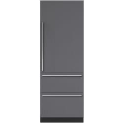 30 Inch Panel Ready Built-In All Smart Freezer  - 30 Inch Designer Over-and-Under Freezer with Ice Maker - Panel Ready view