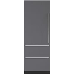 30 Inch Panel Ready Built-In All Smart Refrigerator  - 30 Inch Designer Over-and-Under Refrigerator - Panel Ready view