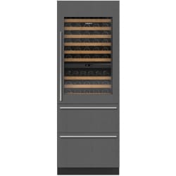 30 Inch Built-In Triple Zone Smart Wine Cooler  - 30" Designer Wine Storage with Refrigerator/Freezer Drawers - Panel Ready view