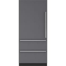 36 Inch Panel Ready Built-In Counter-Depth Over-And-Under Smart All Refrigerator - 36 Inch Designer Over-and-Under Refrigerator - Panel Ready view