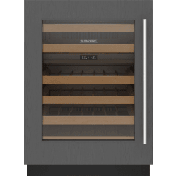 24 Inch Panel Ready Under Counter Dual Zone Smart Wine Cooler  - 24 Inch Panel Ready Under Counter Dual Zone Smart Wine Cooler in Front View view
