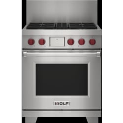 10 Inch High Stainless Steel Riser for 30 Inch Range - Riser view