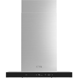 30 Inch Wall Mount Smart Range Hood - 30 Inch Chimney Wall Hood in Silver Stainless view
